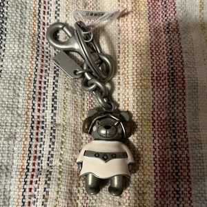 Coach Disney Star Wars Princess Leia Keychain Bag Charm Bear